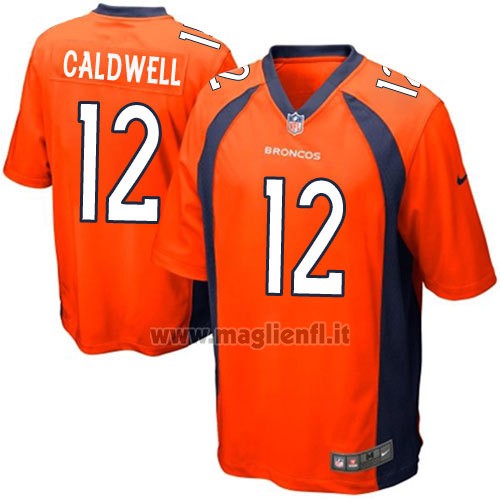 Maglia NFL Game Denver Broncos Caldwell Arancione